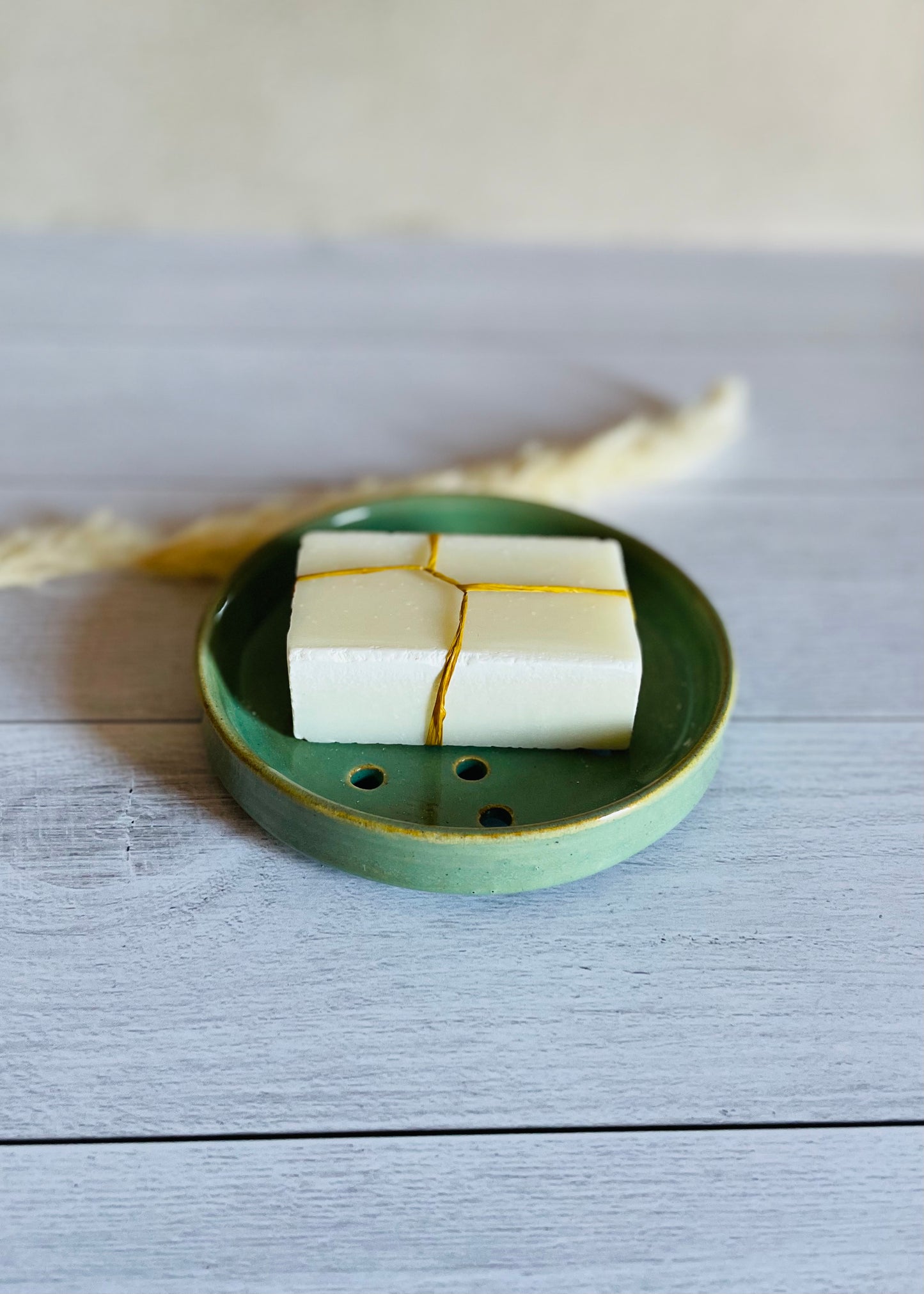 Porte-savon avec son savon bio