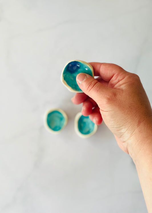 Worry stones blue