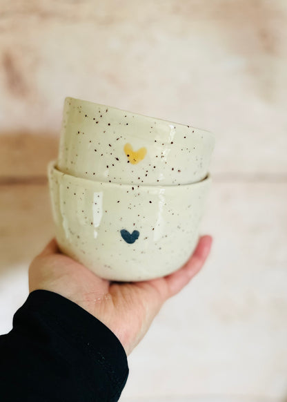 Bol cœur 💛 ( avec choix de la couleur de votre cœur. )